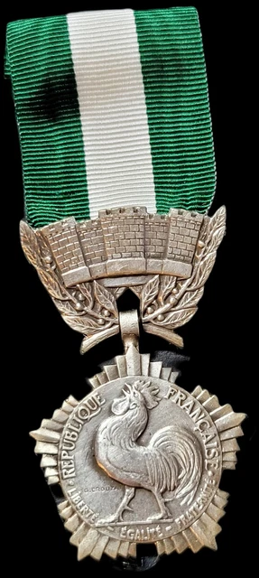 France - Médaille REPUBLIQUE FRANCAISE/ ARMEE NATION/DEFENSE NATIONALE