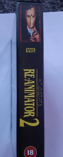 RE-ANIMATOR 2 VHS VIDEO TAPE PAL VINTAGE 1990 MEDUSA LABEL - H.P ...