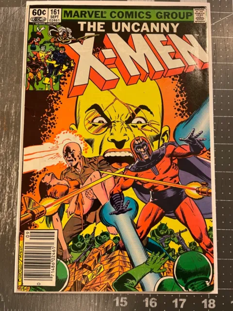 Uncanny X-Men #161 Origin Of Magneto Newsstand (1982) combined shipping