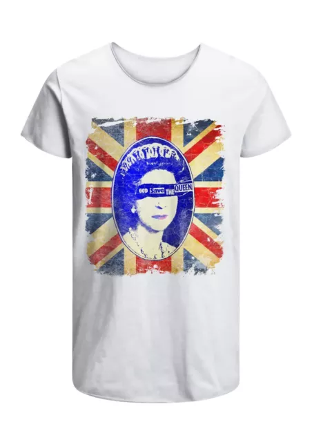 T-Shirt Regina Elisabetta Queen Uomo Abbigliamento 100% Cotone Taglia da S a XXL