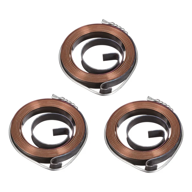 3Pcs Perceuse Ressort Aliment Penne Bobine Assemblage 980mm 40x6x0.7mm