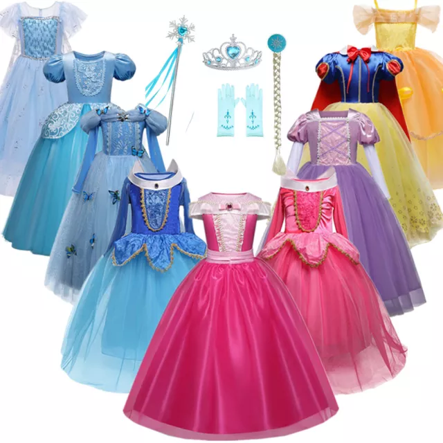 Costume cosplay costume principessa bambine regali di compleanno