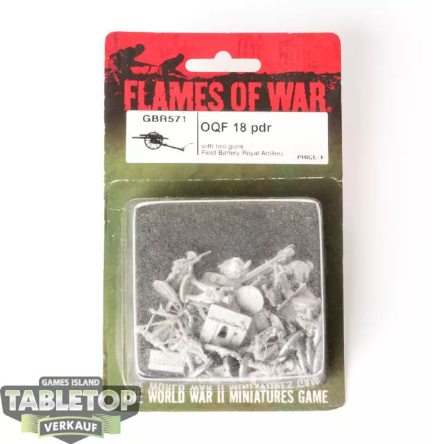 Flames of War - Flames of War British OQF 18 PDR (GBR571) - Originalverpackt / N