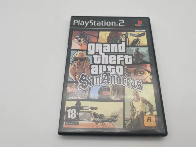 GTA San Andreas PS2 Grand Theft Auto Sony Playstation 2 PAL FR