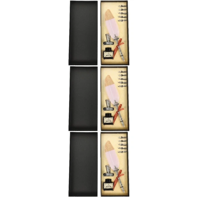 3 Sets Tintensatz Studentenbriefpapier Geschenk Gel-Stift-Set