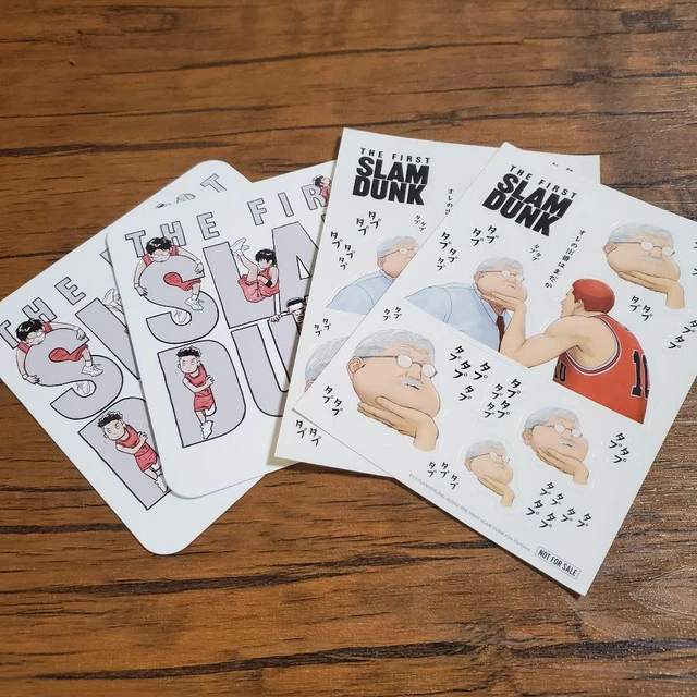 Movie First Slam Dunk Privilege Cards Stickers