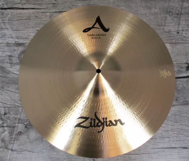 "Platillo delgado Zildjian Avedis serie A 18" platillo hecho en EE. UU. •EXCELENTE ESTADO•