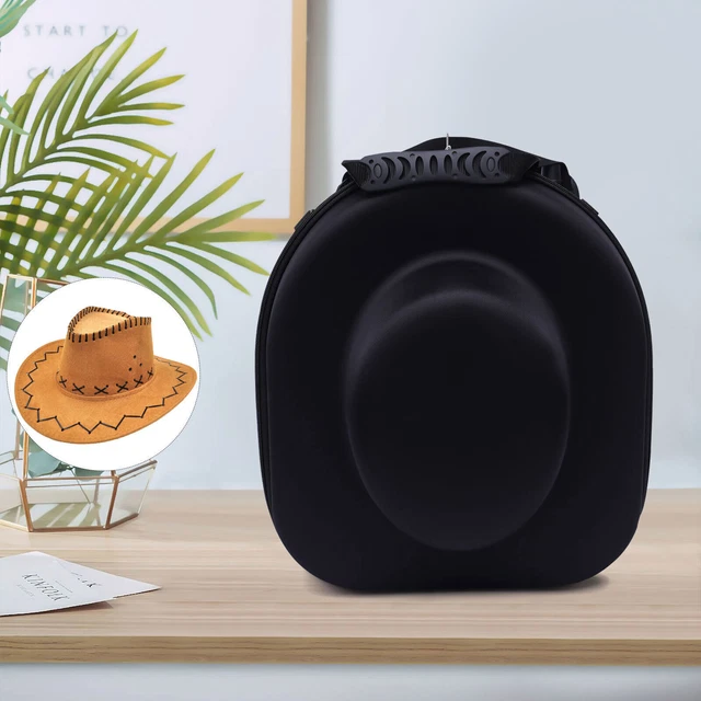 Large Hat Box Travel Fedora Case Panama Hat Carrier Panama Hats Black Inner uSA
