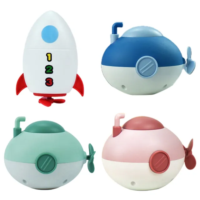 Wind Up Clockwork Floating Kids Baby Bath Shower Time Toy Boat Water Toy