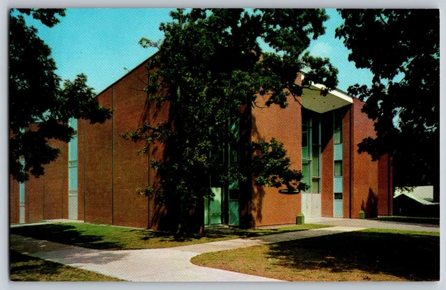 Hickory, NC - Lenoir Rhyne College - Monroe Auditorium - Vintage Postcard