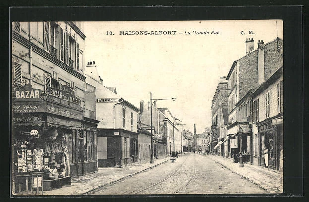 CPA Maisons-Alfort, la Grande Rue