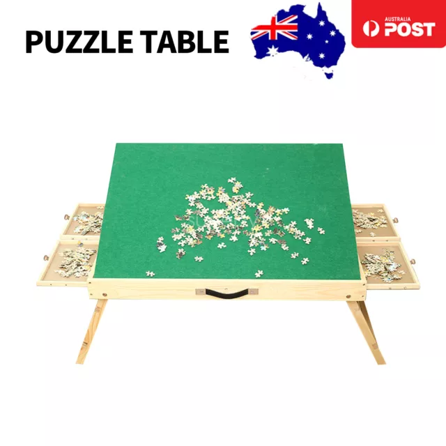 Puzzle Table Storage Folding Tilting Table Jigsaw Mat Board Organizer 1500pcs