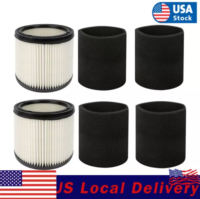 Filter Cartridge Filter Kit For Shop Vac Wet Dry Replace 90304 9030400 90585