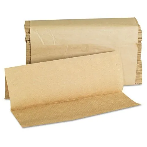 General Supply 1508 Folded Paper Towels, Multifold, 9 X 9 1/2, Kraft, 250