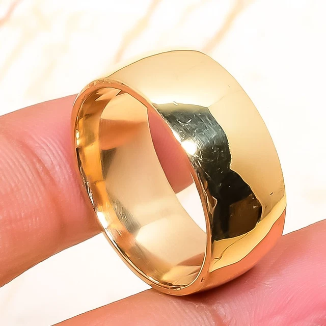 Meditation Handmade Gift Spinner Jewelry Ring Size 10 o692