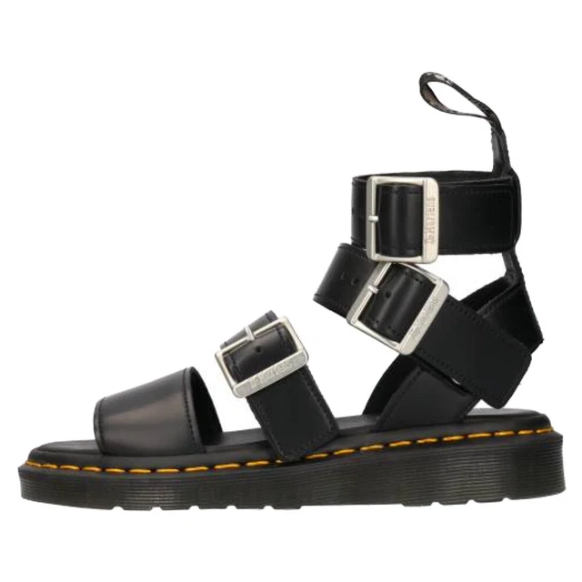 Rick Owens 21Ss Dr. Martens Gryphon Strap Leather Sandals 9DG78