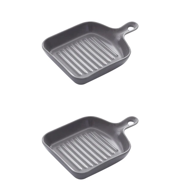 2 PIEZAS Parrilla Cuadrada Recubrimiento Antiadherente Plato Adhesivo