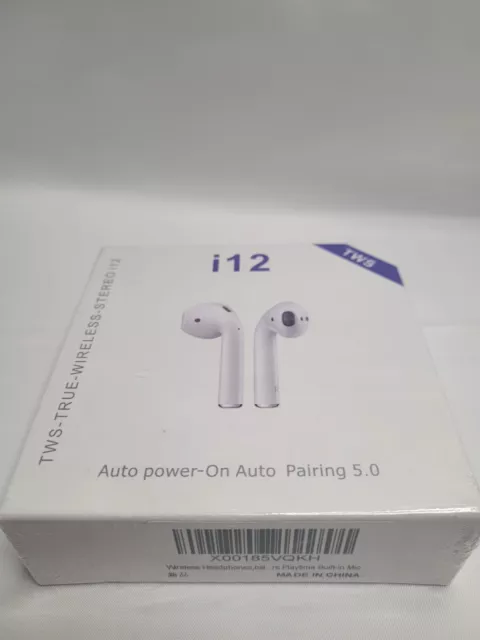 New Bluetooth i12 Wireless Earphones, Wireless, TWS White, Headphones, Earbuds ❤