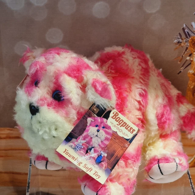 Bagpuss Cat Yawning 1999 Soft Toy Plush **NEW With Tags** FULLY  WORKING gifts d