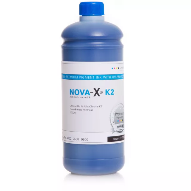 1L NOVA-X® K2 Pigmenttinte kompatibel für Epson Stylus Pro 4000 7600 9600