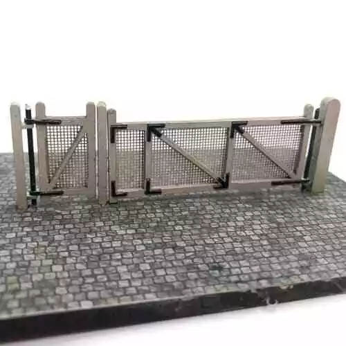 Crossing/Yard Gates Nymr Laser Cut Kit For Oo Gauge 1:76 Model Railway- Lx484-Oo