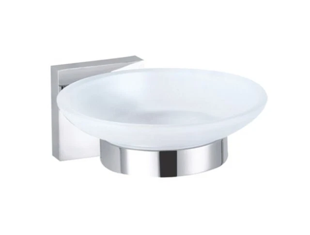 Plato De Jabón De Vidrio Aqualux Epsom Cromo (636Gg)