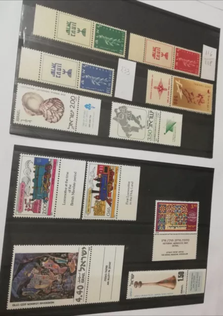 G778 Israel big lot of 28 stamps ** splendida qualità 1 foglietto Rabir 78 2