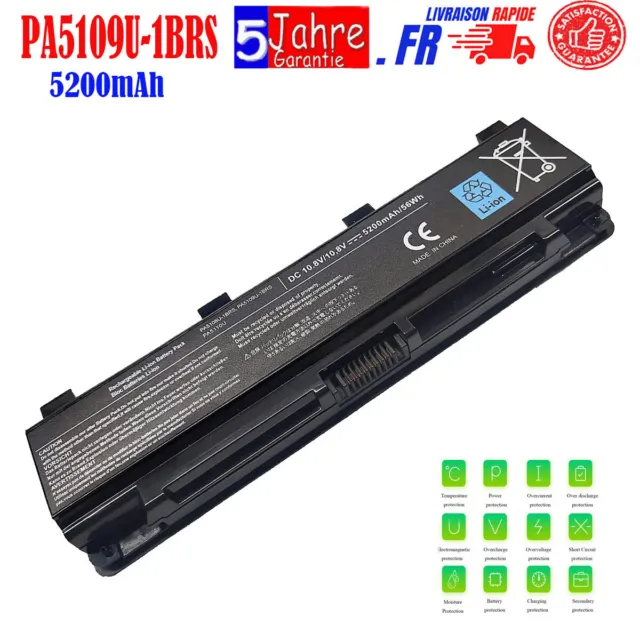 PA5109U-1BRS Batterie pour TOSHIBA PA5024U PA5024U-1BRS PA5023U-1BRS PABAS272 FR