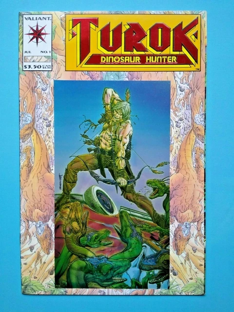 Turok Dinosaur Hunter #1 Chromium Embossed Cover • NM • 1st Print • Valiant