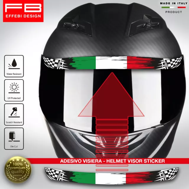 Adesivo Sticker Casco Visiera Helmet Visor Italy Italia Mugello Imola MotoGP SBK