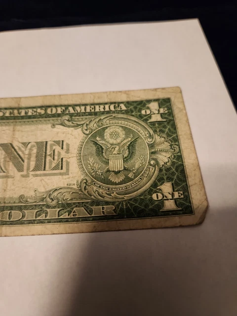 1935 E Blue Seal $1 One Dollar Silver Certificate Bill - Old Paper Money 7