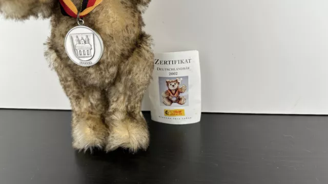 Steiff Tier 671135 Deutschlandbär Teddy 22 cm. Top Zustand 2