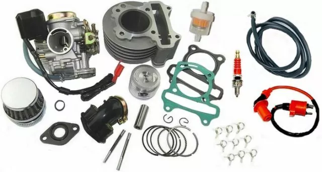 80 TUNING ZYLINDER KIT SET VERGASER SATZ für REX RS 400 450 460 50 ccm