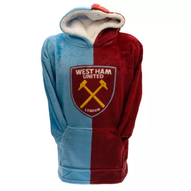 West Ham United FC - Couverture à capuche - Adulte (TA11456)