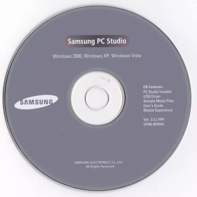 Samsung Pc Studio Service/Software Cd-Rom For B-2700/B-Series Mobile Phones