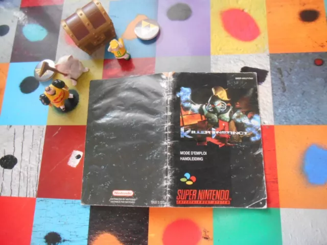 -- _ MoDE D'EMPLoI _  KILLER  INSTINCT  ~ FAH ~ NINTENDO 1995  ** - 2