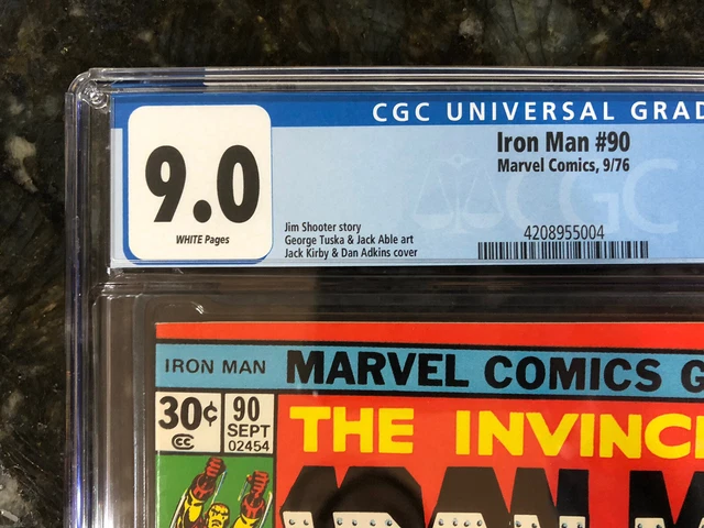 The Invincible Iron Man 90 CGC 9.0 1976 Controller Shooter- BUY 1, GET $14 OFF 2 4