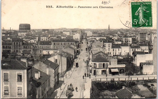 94 ALFORTVILLE - panorama vers charenton.