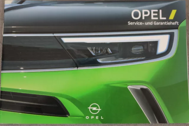 Opel Garantie- Wartungsheft Serviceheft  OHNE Einträge - Leer Stand: Juni 2022