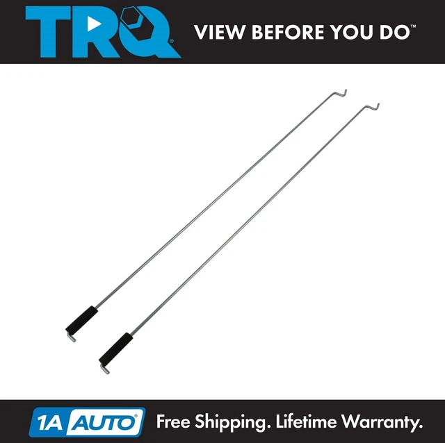 TRQ Tailgate Latch Rod Pair of 2 for Chevy GMC Pickup C/K Series C1500 K1500 New