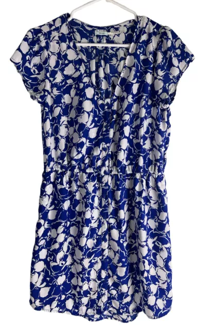 Urban Outfitters Kimchi Blue Blue with White Flower Print Summer Dress Sz. Large