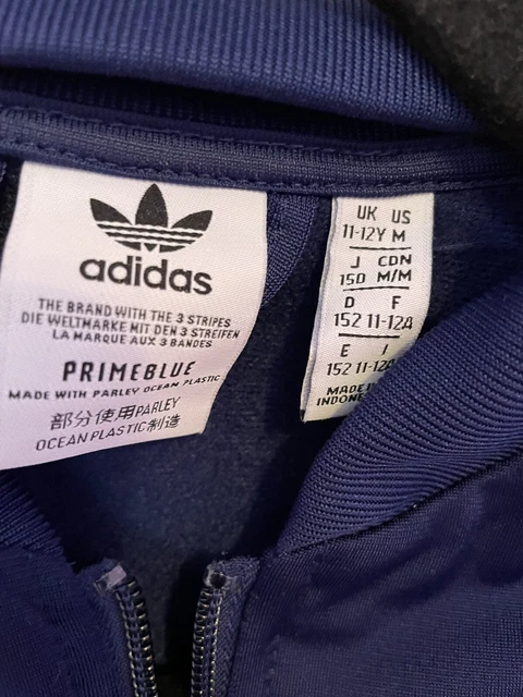Giacca Adidas ragazza tuta top età 11-12 blu 3