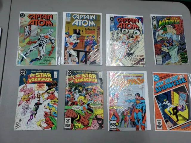 Lot (8) DC Comics Comic Books Captain Atom/All Star Squadron/Red Tornado etc