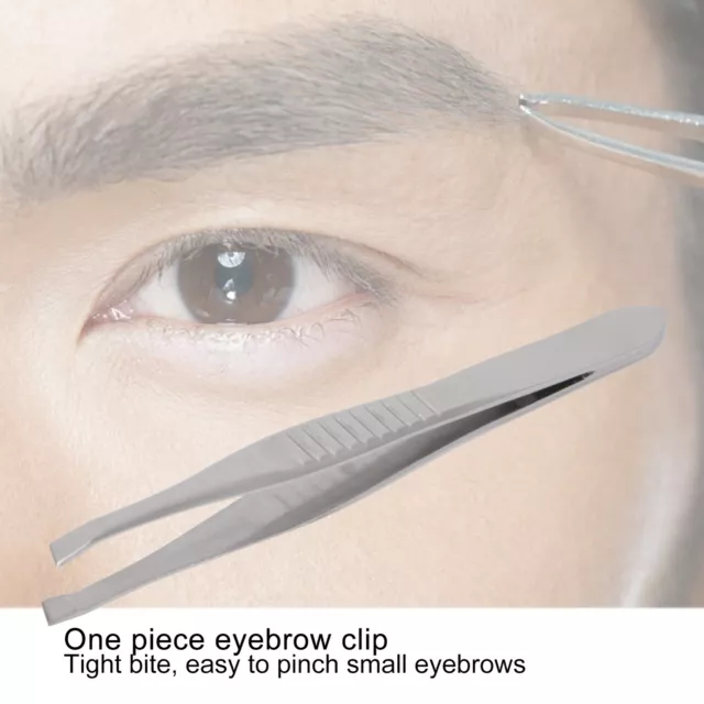 Pince à Sourcils Inclinée Professionnelle En Acier Inoxydable Pour Femmes Et