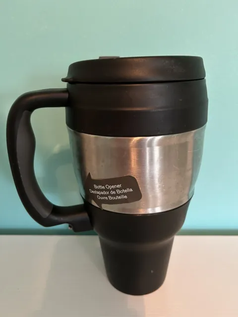 BUBBA KEG Travel Mug with Handle Insulated 34oz Black Silver 3