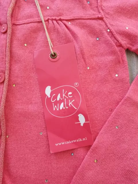 Girls Pink Cakewalk Cardigan 3 Years 3