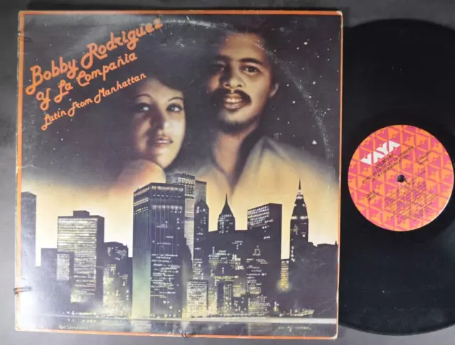 BOBBY RODRIGUEZ Y LA COMPANIA Latin From Manhattan LATIN LP VAYA salsa STERLING