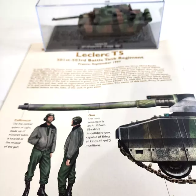 Combat Tanks 1:72 #12 Leclerc T5. 501-503eme RCC. France - 1997