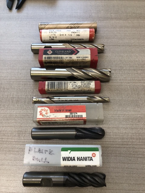 Brubaker Tool EDP79823 7/16 Dia 1/2 Shank Misc Other Endmills Qty 5