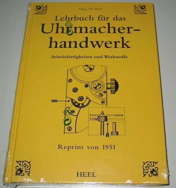 Lehrbuch für das Uhrmacher Handwerk Arbeitsfertigkeiten Werkstoffe Buch Uhr Neu!